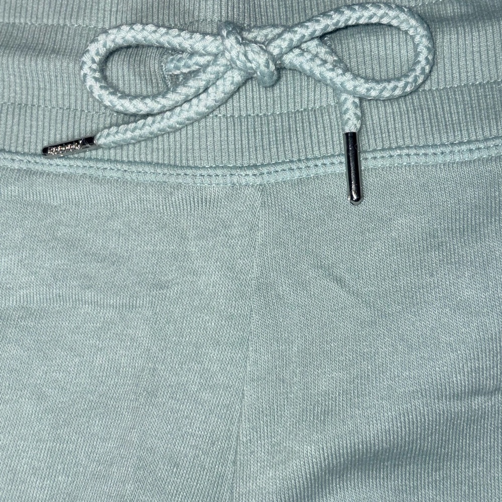 Reebok Size XL Womens' Cozy Light Green Fleece Jogger Sweatpants with Pockets - Picture 3 of 7